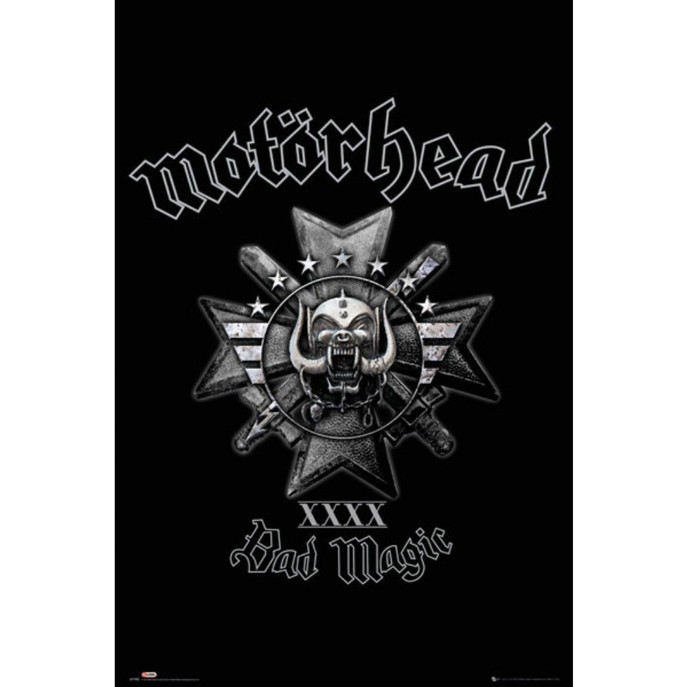MOTORHEAD モーターヘッド (結成 50周年 ) - Bad Magic / ポスター - PGS
